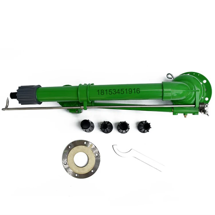 Green Rust Proof Metal Big Irrigation Sprinkler Rain Gun