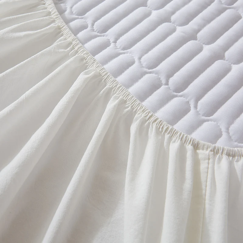 skin-friendly waterproof anti-bacteria mite mattress pad breathable four season eco-friendly quilted mattress protector