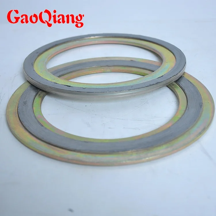 Cheap Price Graphite Spiral Wound Gasket With Inner Ring And Outer Customized Ss316 Spiral Wound Gasket