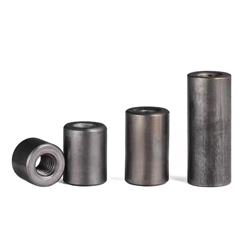 Carbon Steel Stainless steel Long Round Nut Connection Coupling Nut  Metric Round Long Extension Nuts