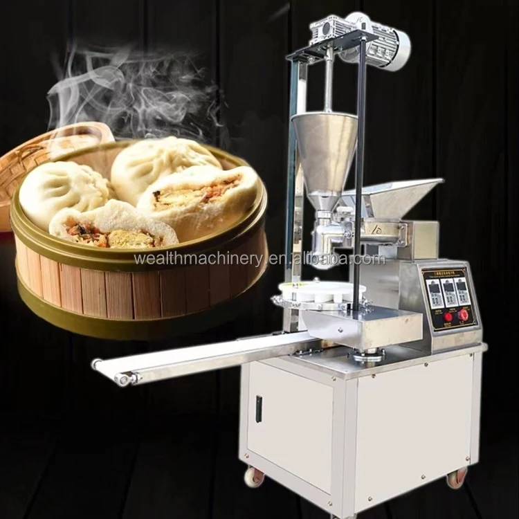 Factory price Stainless Steel Automatic Steamed Bun Baozi Soup Dumpling Machine Steamed Momo Bao Buns Making Machine