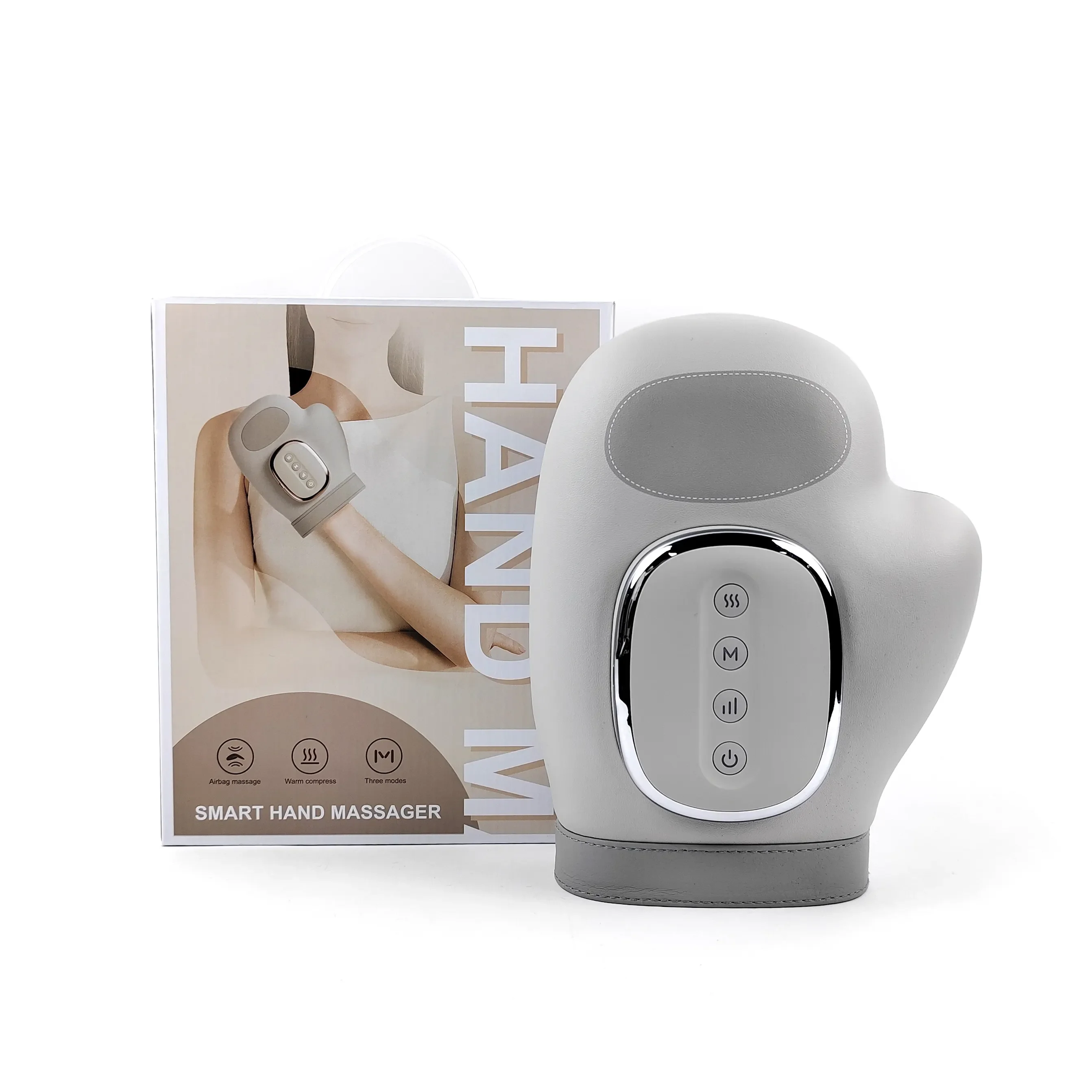 Upgraded Hand Massager, Hand Massager with Heat and Compression, Electric Hand and Wrist Massager for Palm Fingers Pain Relief