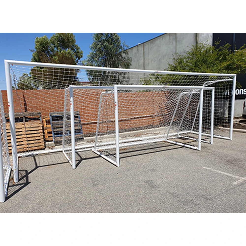 LDK Sports Equipment Hot Sale Full Size Sports Training Soccer Metal Post Portable Football Goal