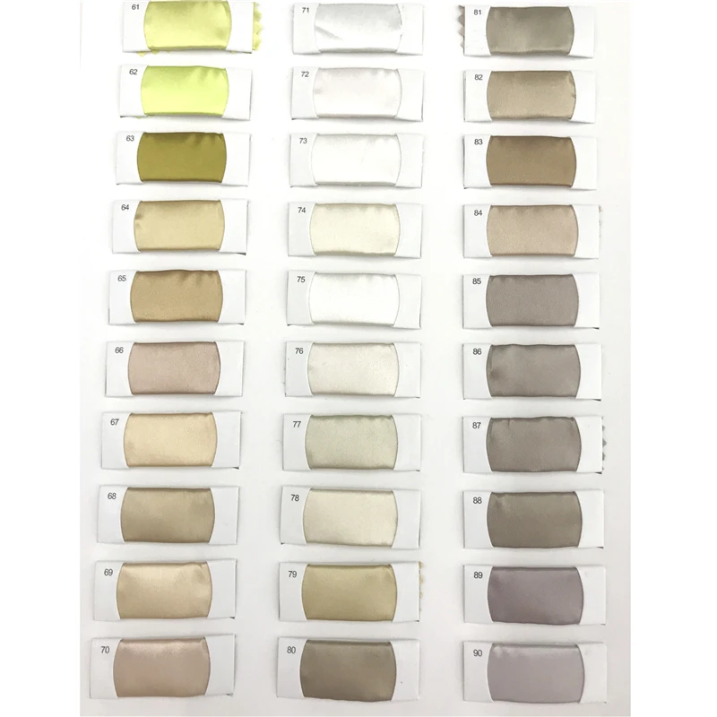 100% twisted polyester bridal matte satin fabric