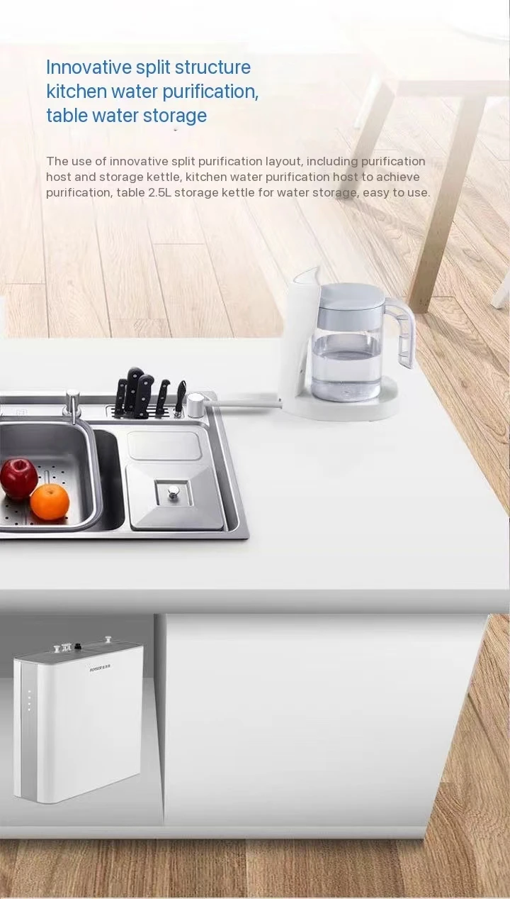 CE 1000 G Intelligent water dispenser Wifi smart RO water purifier with voice prompt auto flushing via Wifi mobile app