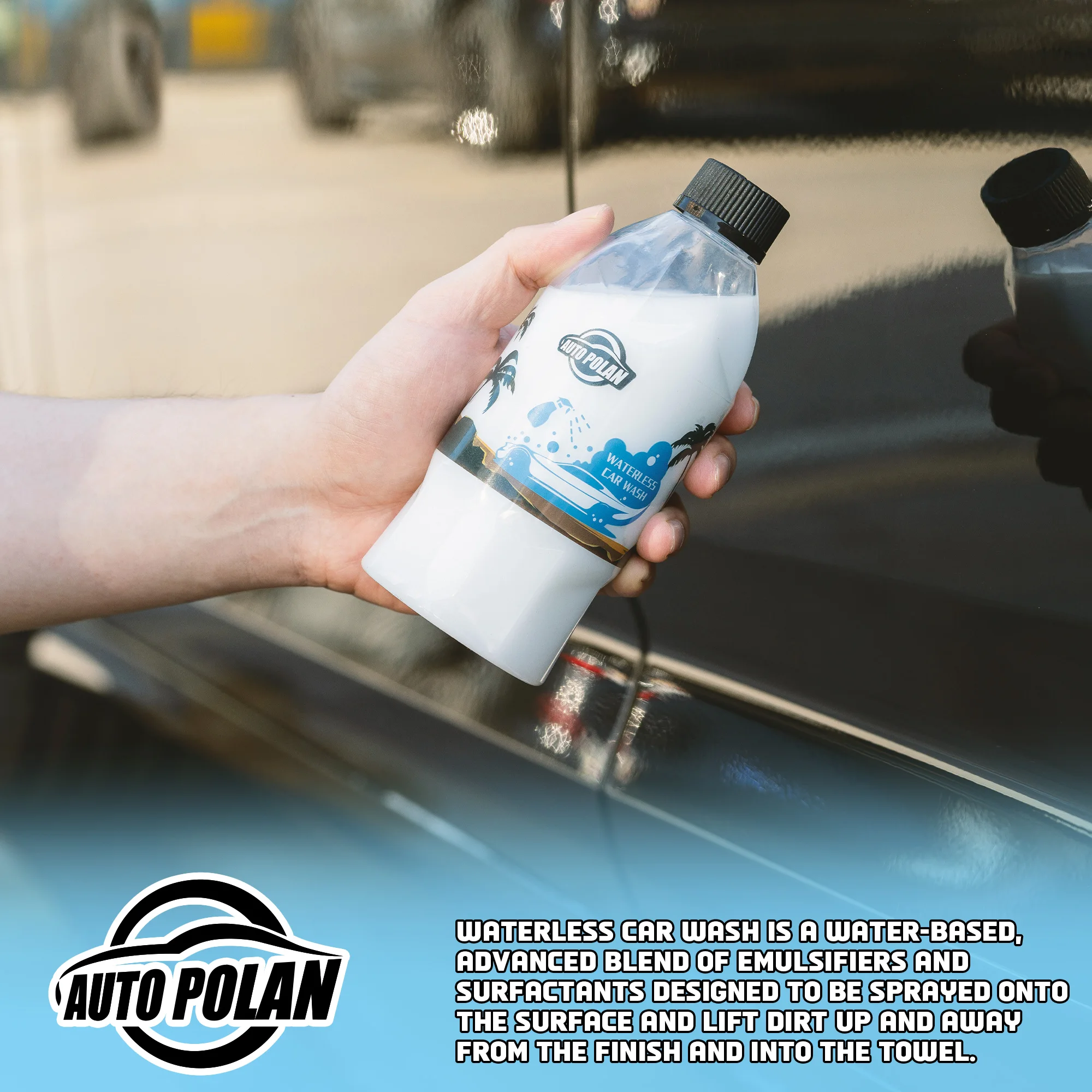 Autopolan Factory Direct Sales Waterless Car Wash Spray Concentrate Eco-friendly Universal Detergent For All Cars Best Selling