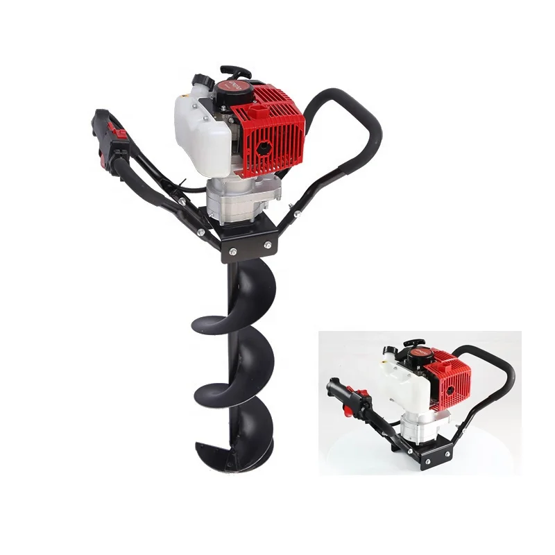 Портативный 43cc 2 тактный двигатель бензин Земляной Бур на продажу