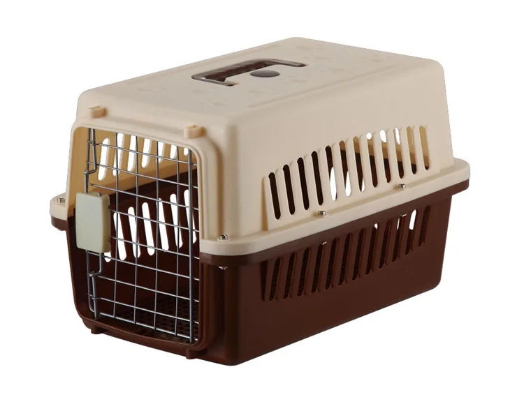 
Plastic Pet Carrier For Cat Dog Puppy Rabbit Travel Box Basket Cage Outdoor New Transport Pet Kennel Crate Travel Cage 