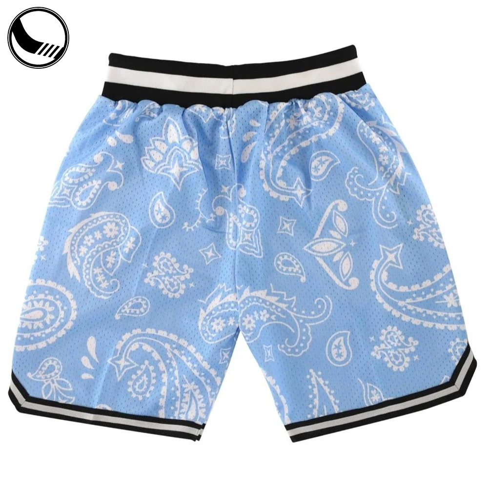 kids compression wholesale polyester mesh stitch blanks sport blanks custom embroidery workout men basketball shorts