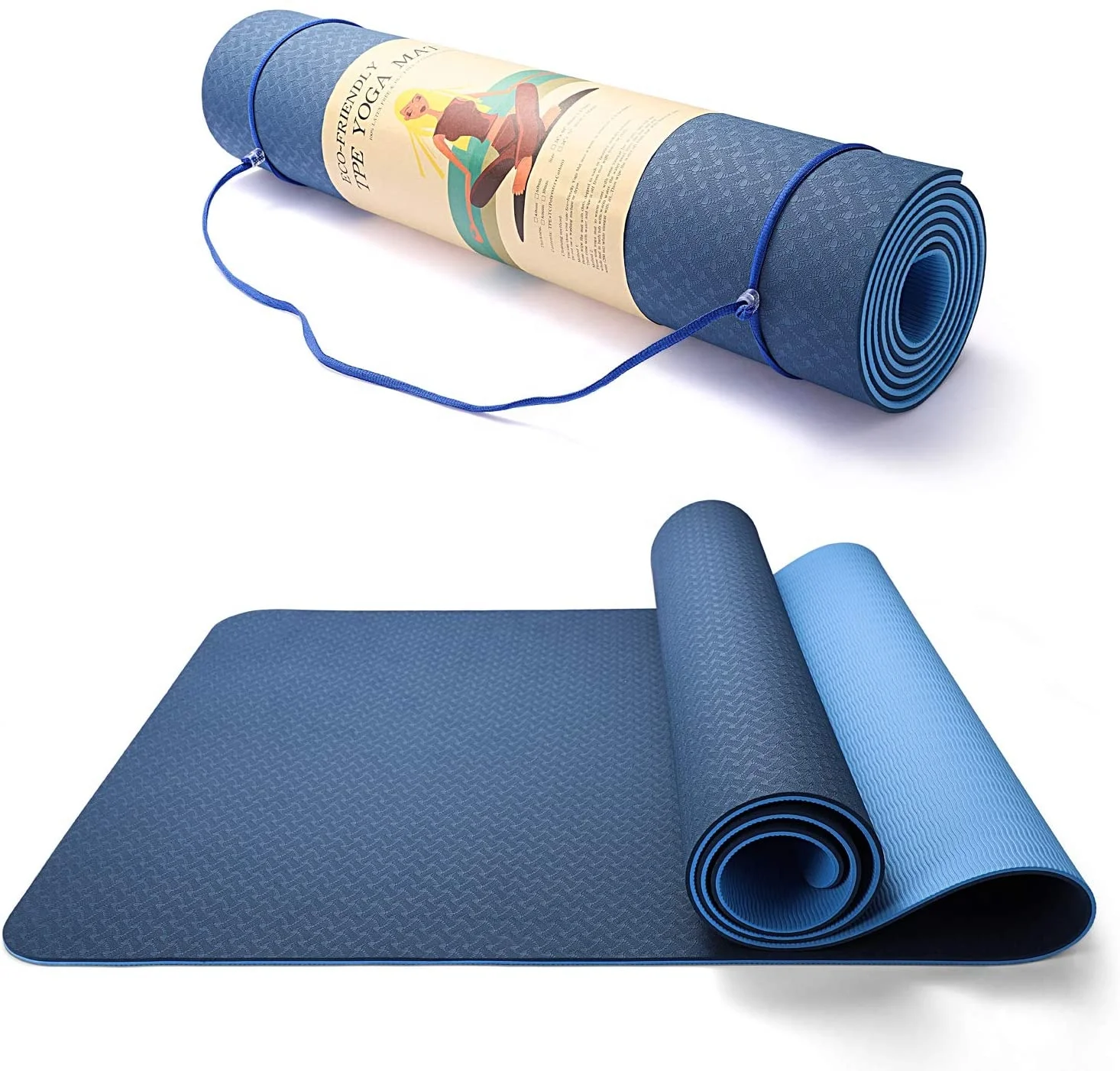 Eco friendly private label tpe yoga mat cheap