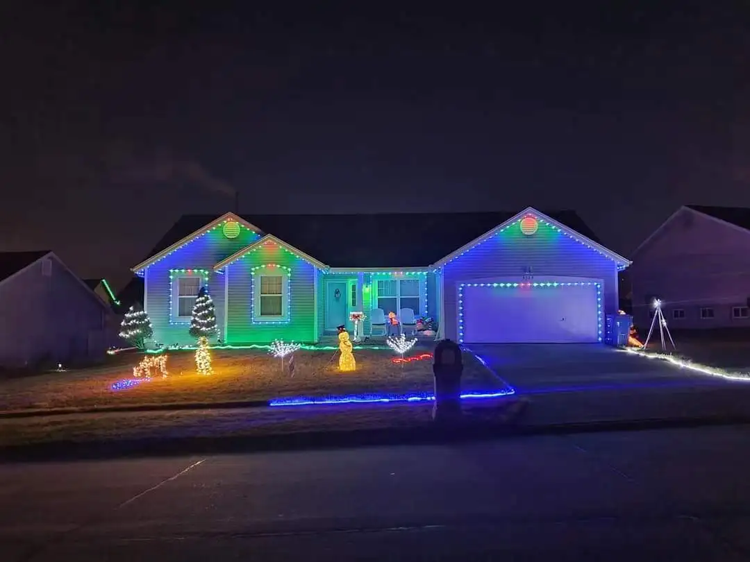 High Quality waterproof ip67 Ws2801 Rgbw permanent 30mm Led Pixel Point Light for house holiday Decoration
