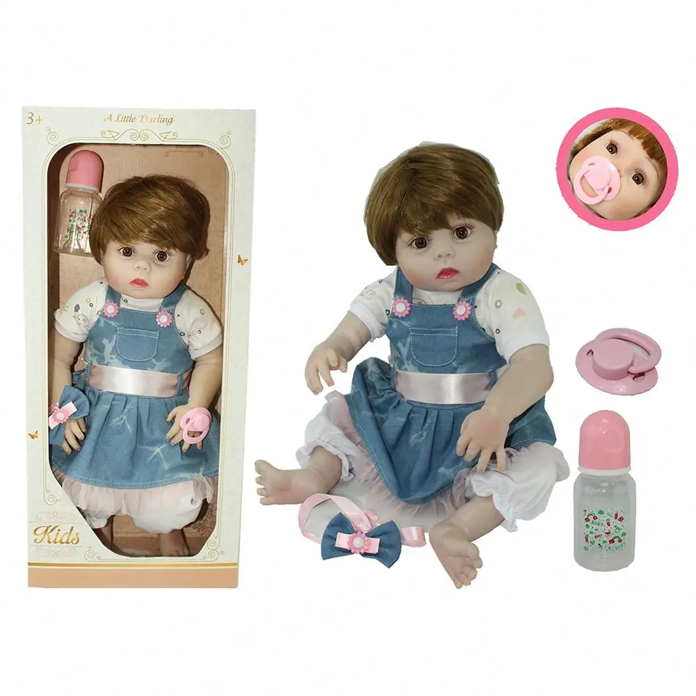 silicone reborn baby doll lifelike girl reborn