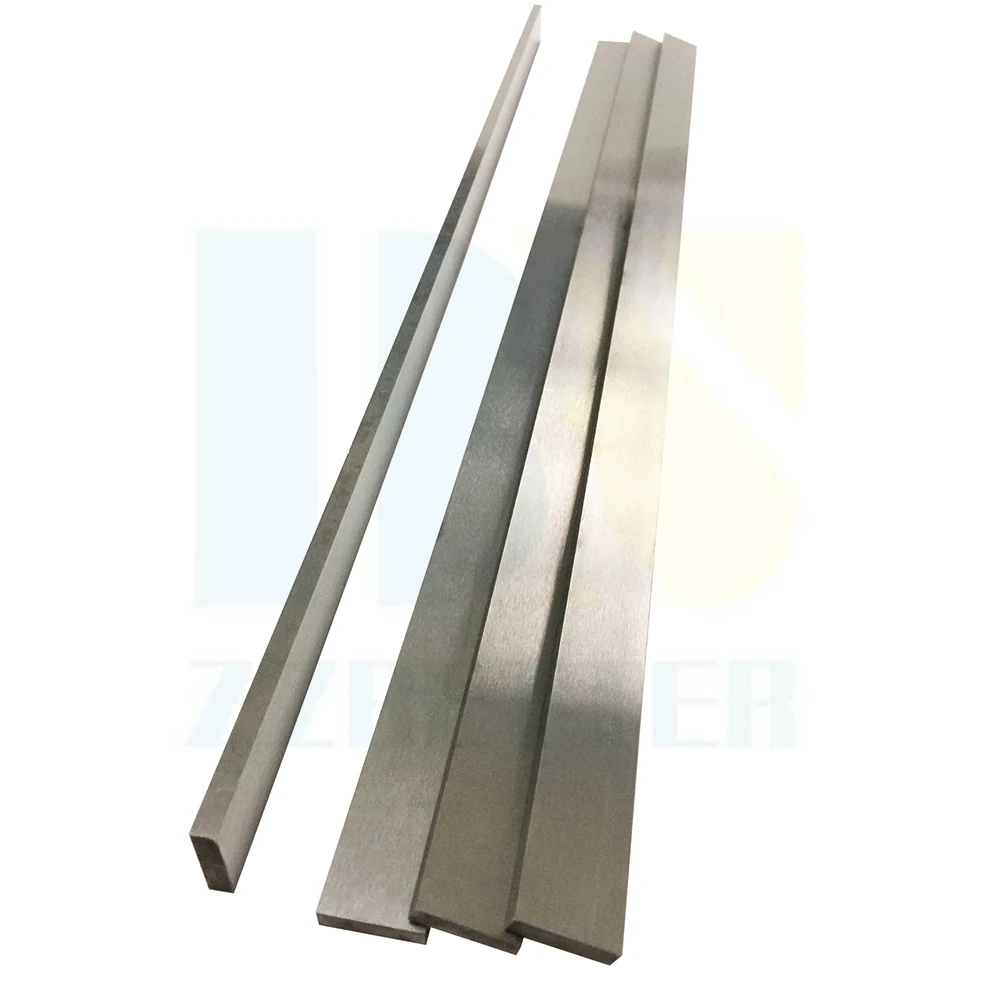 Сверхдлинные твердосплавные плоские стержни режущие полосы для пластиковой фабрики и бумажной промышленности