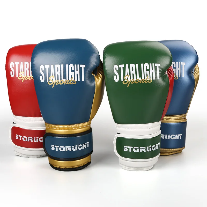 Wholesale Custom Logo PU Leather Training Gants De Boxe Boxing Gloves