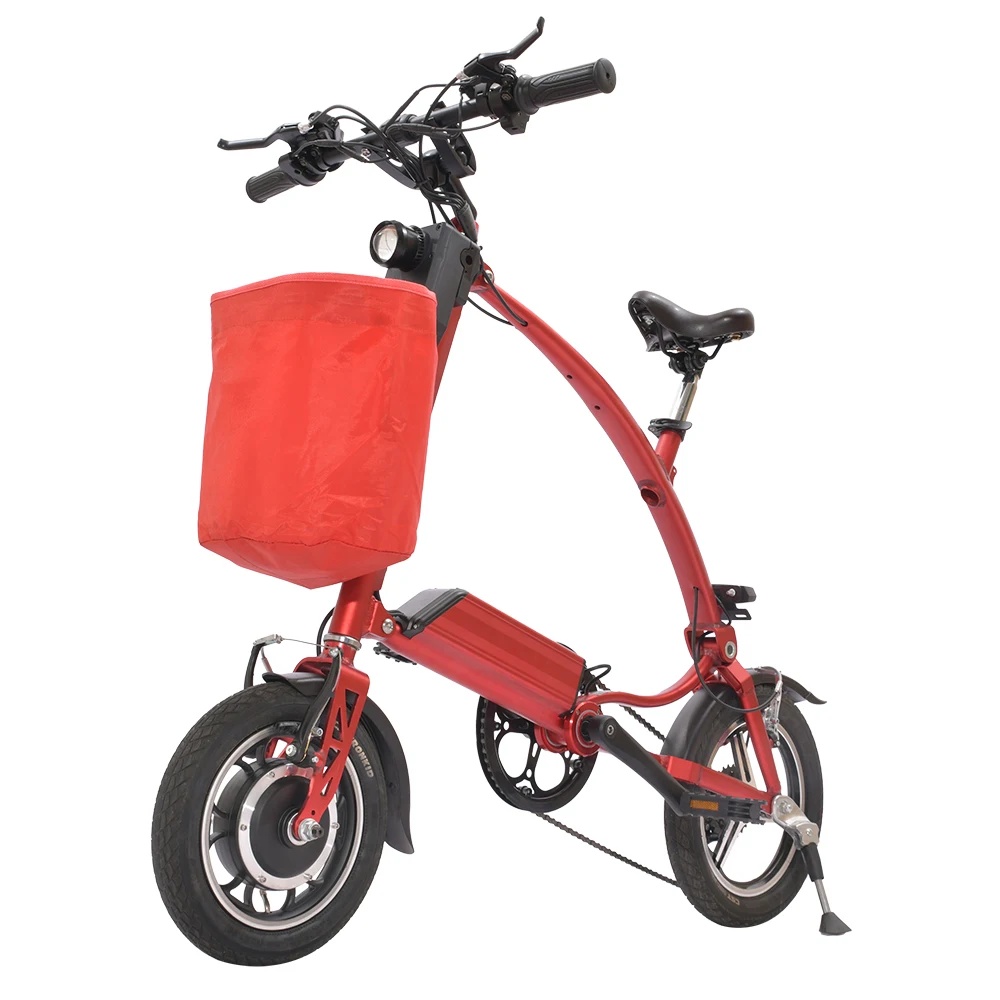 Superlight Foldable Electric Bike Fashion 36V 250W Shopping Electric Bicycle Wholesale 5 Year Battery Life 7.8AH E Bike