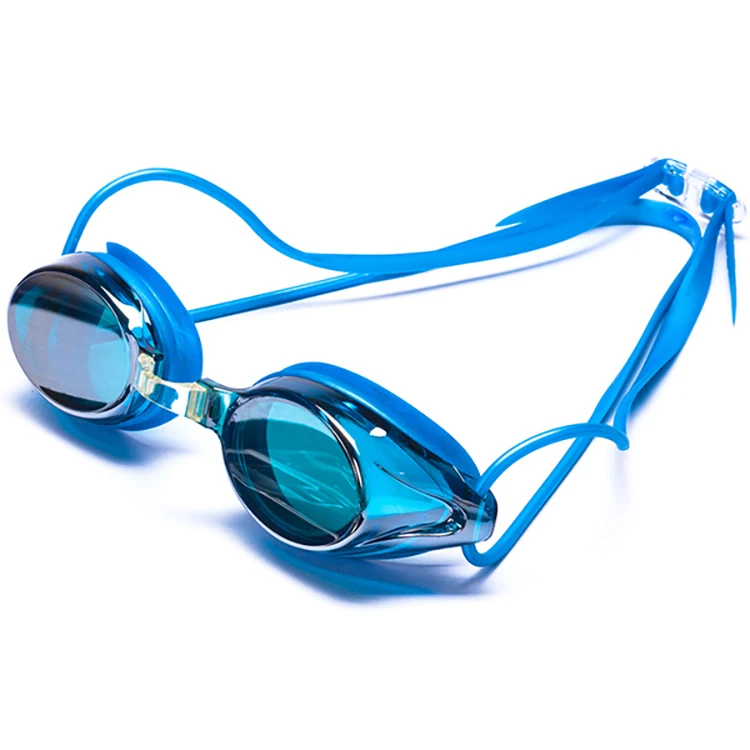 Quick adjust Mirrored and non mirrored smart racing competitive swimming goggles