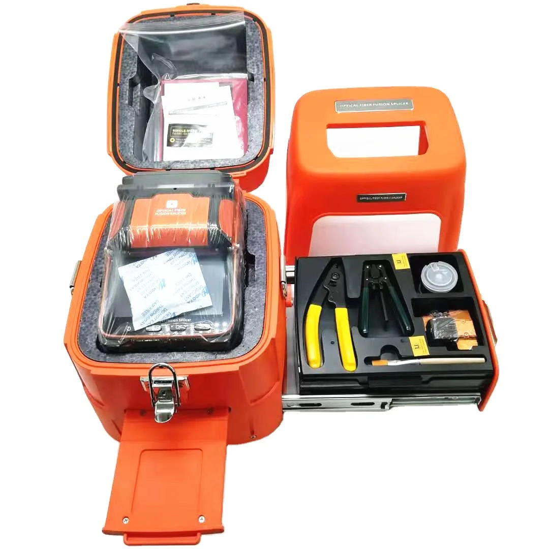 Original Signal Fire AI-9 Fusion Splicer Six Motors Core Alignment Multi-Language Optical Fiber Fusion Splicer