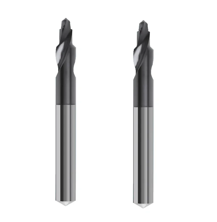 Двухступенчатое сверло с покрытием из вольфрамовой стали, ступенчатое сверло для древесины из нержавеющей стали