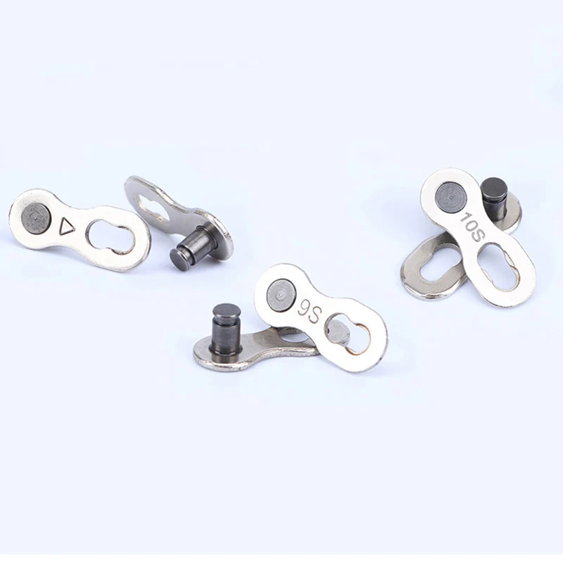 RISK 10PCS MTB Road Bike Chain Magic Buckle Connector For 6 7 8 9 10 Speed Quick Release Chain Link Master Bicycle Cycling Chain