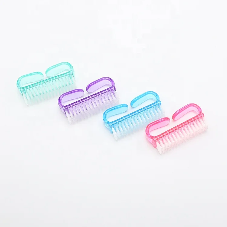 Wholesale Durable Transparent Acrylic Nail Dust Brush