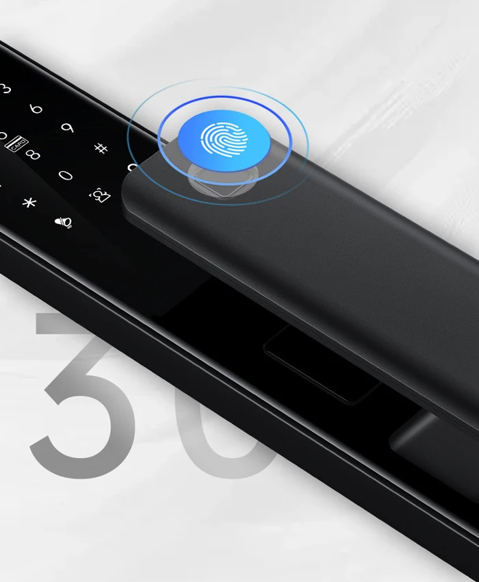 Smart Locks Door With Camera Smart Lock Entry Door Remote Controlled 3D Face Recognition Smart Electric Lock