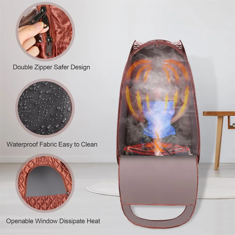 Full Size Home Personal Indoor Steam Sauna Tent Design For Home Sauna Steam Room Single Person Portable Sauna Room
