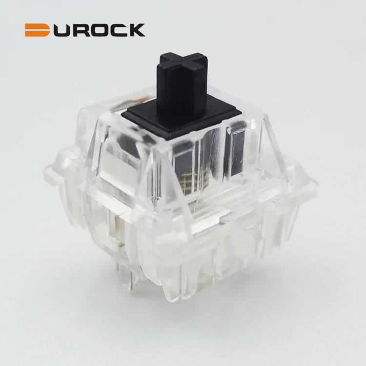 DUROCK Full Nylon Switches 5 pins RGB Linear Switch 55g 62g 63.5g 65g 67g 78g Glold plated Spring Mechanical Keyboard switches