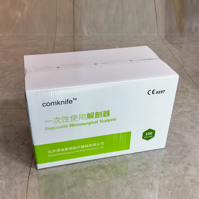 BHKY Good Quality Manufacturer Direct Supply Disposable Scalpel Surgical Blade Scalpels For Vessel Dissection