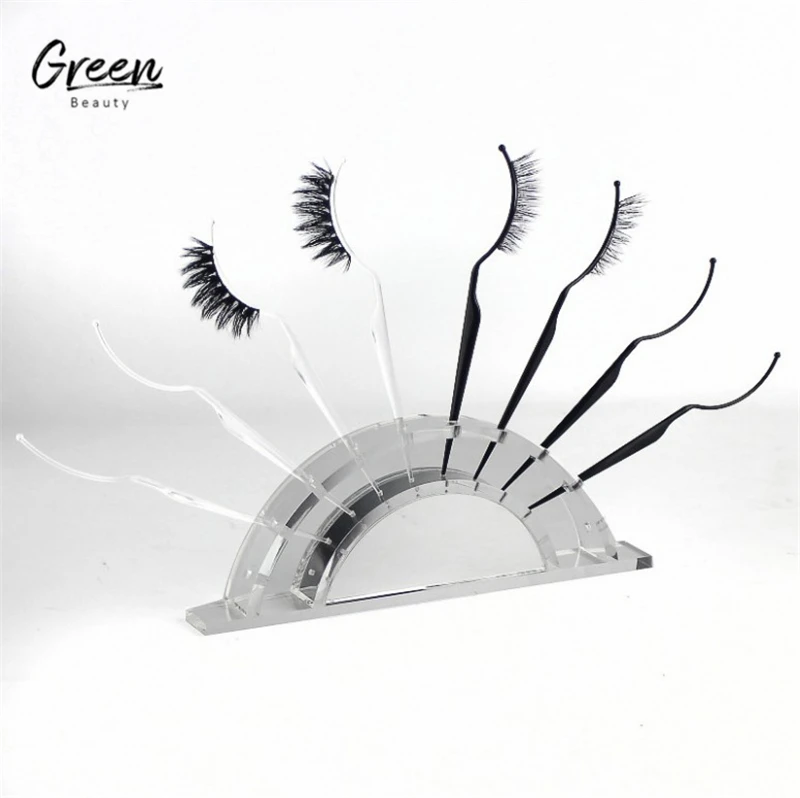 lash art tester wands display stand customized clear acrylic eyelash fitter wands