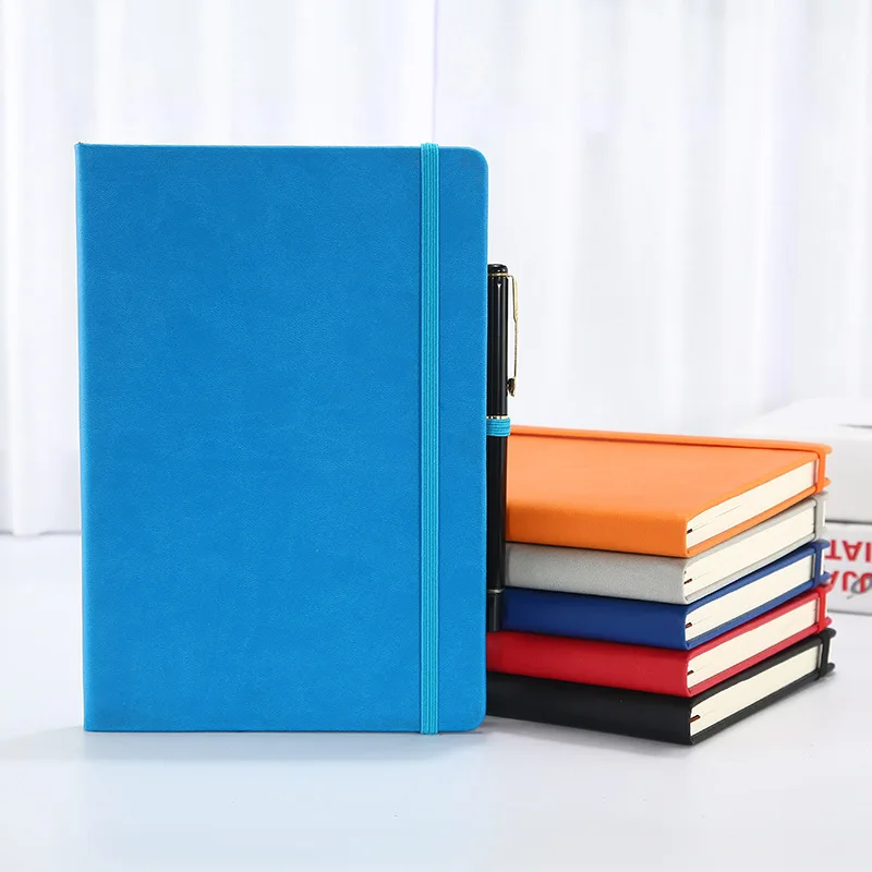 Professional Custom Notebook A5 Journal Planner Pu Office Notebook Printed Brand Logo Diary Notepad Note Book PU Leather
