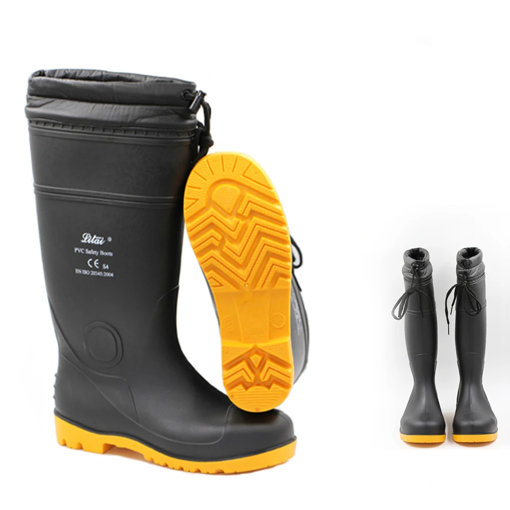 agriculture unisex soft fair OEM trade rain boots  pvc gum boots waterproof factory steel toe for men