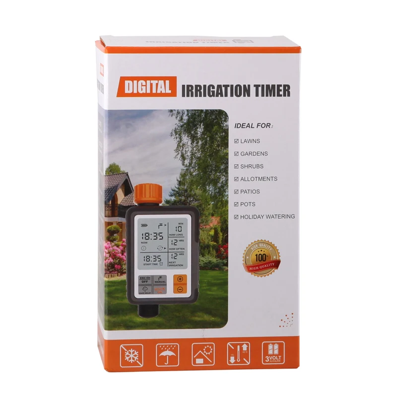 Hot Sale Gardening Intelligent Digital Garden Automatic Drip Water Irrigation Timer for Outdoor