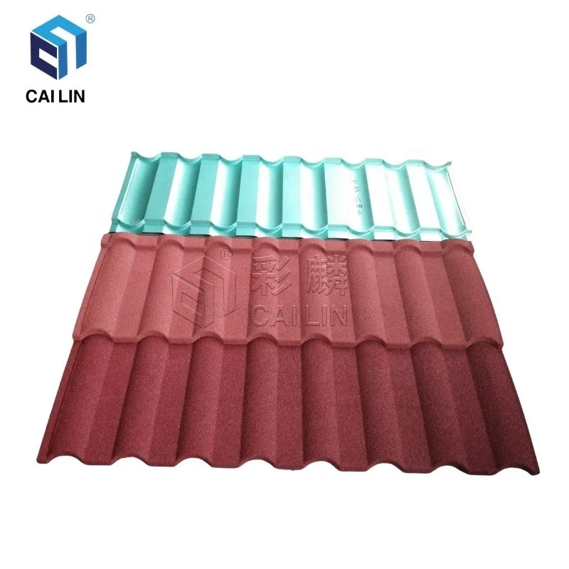 Construction Materials Hot sale Step Tiles Roofing Sheets Metal Products Stone Coated Roof Shingle