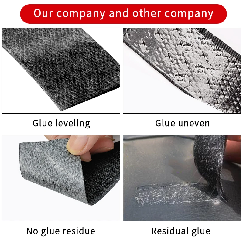 Environmental Garment Soft and Comfortable 3m 9448 Back Glue Hook and Loop Adhesive Fabric Velour