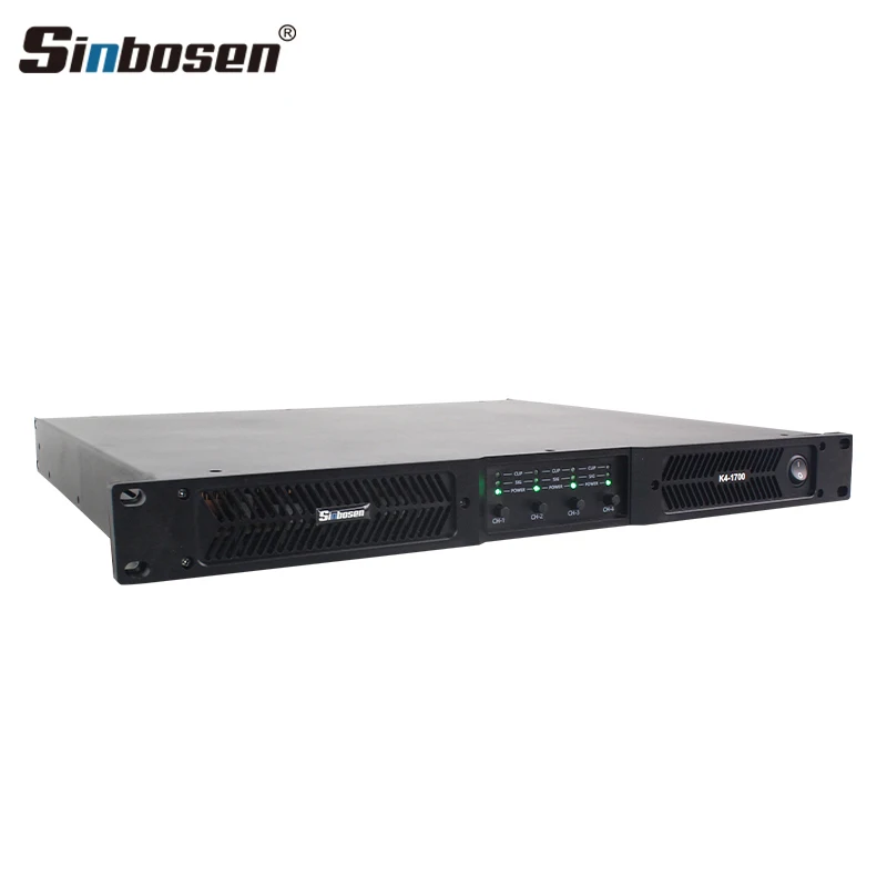 1700 power amplifier 4 channel 1u 2000 watts audio amplifier price