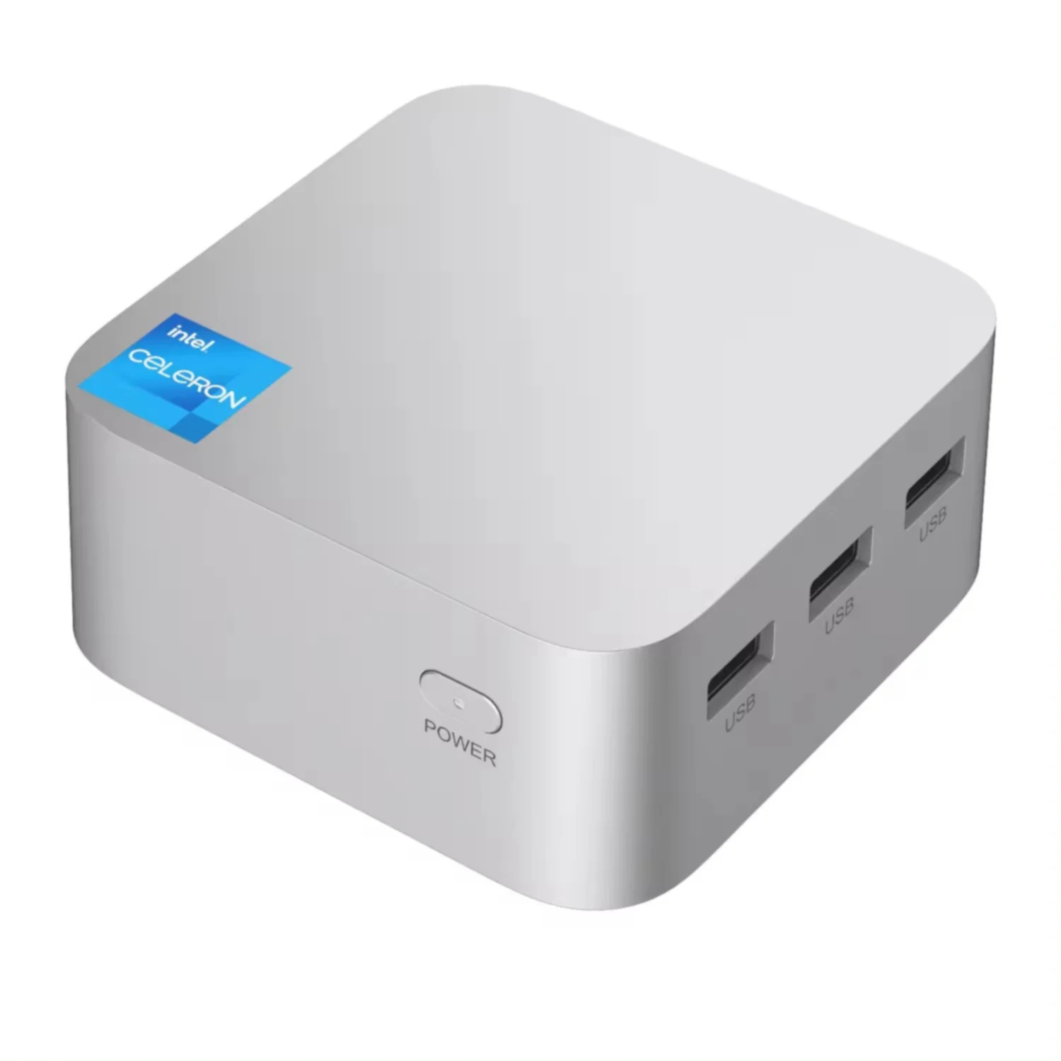 Fanless Mini PC Intel N100 Triple Display DP 2*H-DMI DDR4 16G M.2 NVME WIFI BT 2*RS232 LINUX Industrial Computer