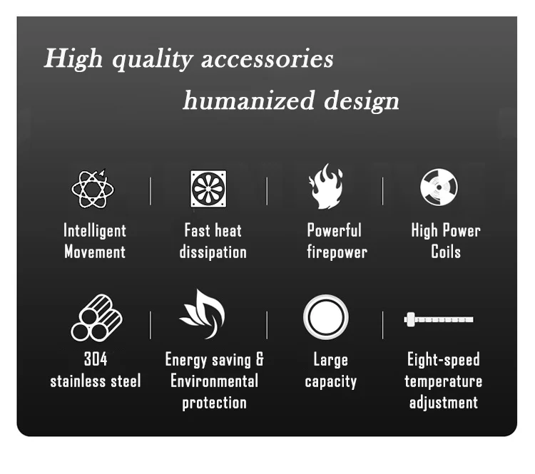 Restaurant Kitchen Equipment Electric Double Burner Stainless Steel Wok Induction Cooker