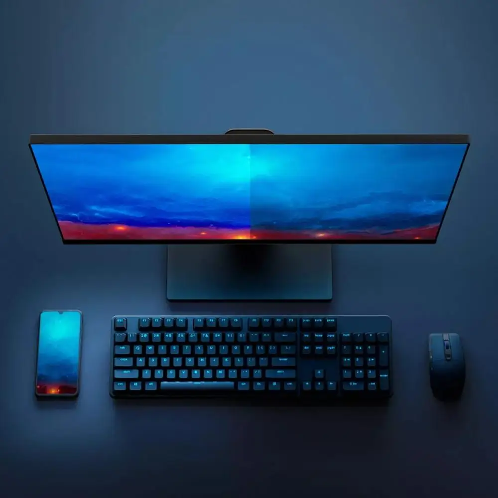 
Xiaomi Mijia 23.8 Inch Office Gaming Monitor IPS Hard Screen Super Wide Viewing Angle 1080P HD Computer Multi-Interface 