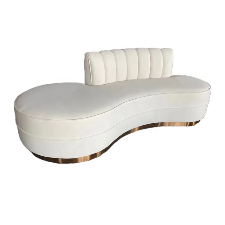 Legs Loveseat Sofa Green Fabric Stainless Steel Modern Room Fashion for Living Room Club Shop Wedding Hotel Room Velvet 1 Piece