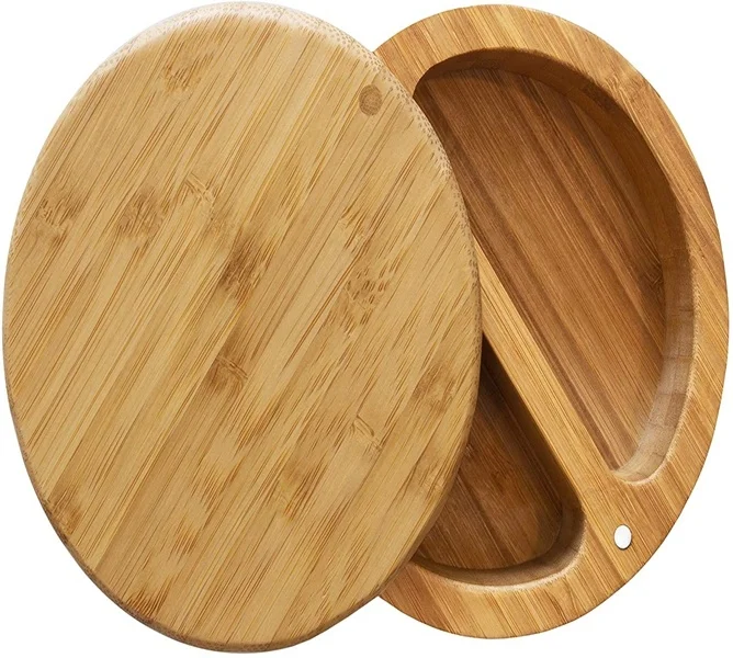 Bamboo Cover Pepper Cruet and Oil Bottle Moisture-Proof Kitchen Condiment Spice Jar for Honey Seasoning and Salt Usage