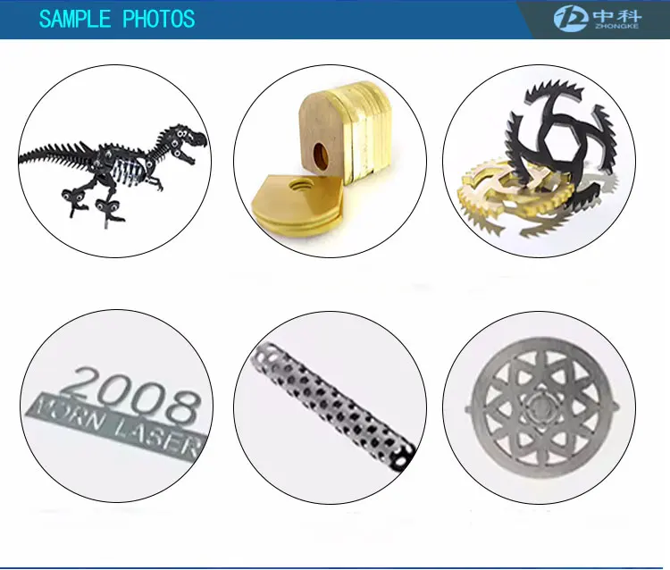 Fiber Metal Laser Cutting Machine For Metal Plates And Tubes