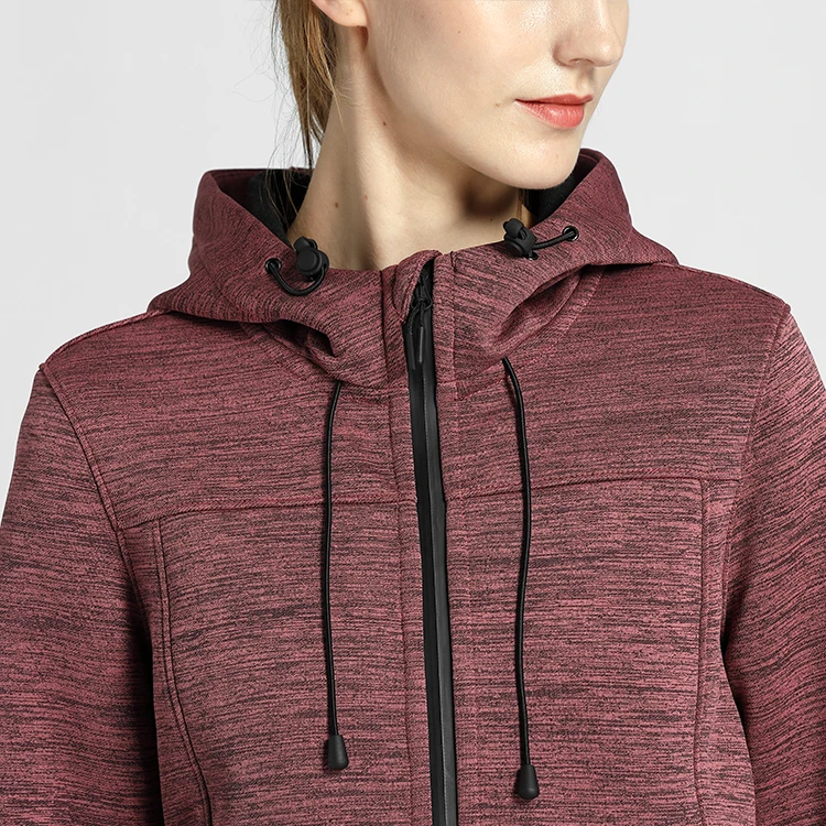 Уличные повседневные спортивные женские пальто из мельчатого флиса на заказ ветровка с капюшоном водонепроницаемая мягкая куртка