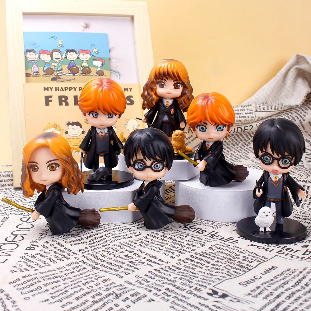 cake topper magic Academy six-piece set James exquisite handicraft