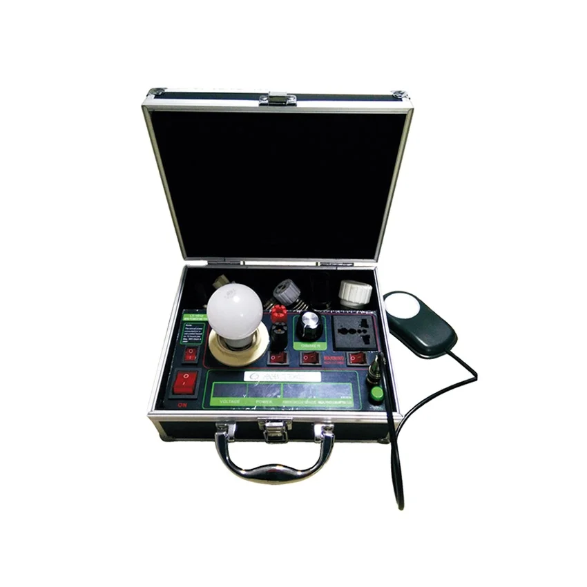 Mini AC Lux power meter patent portable precise quick speed with flicker and dimmer test device at homes and laboratories