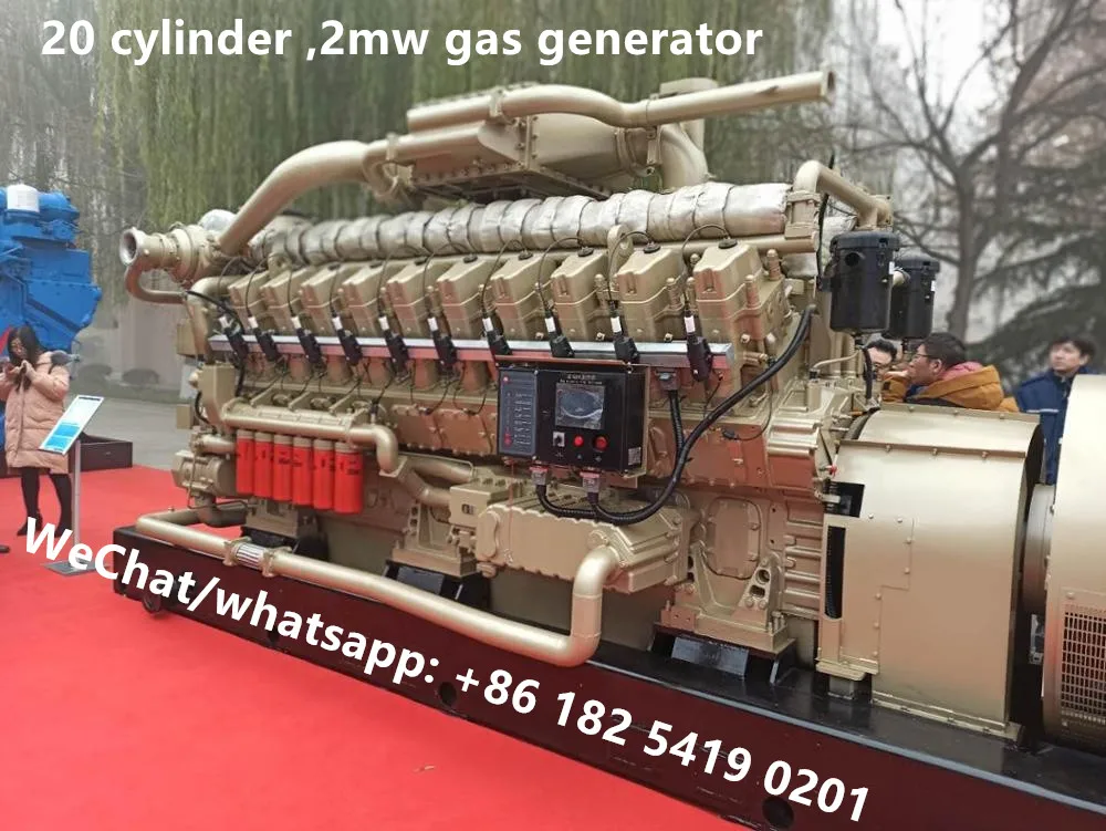  1mw 2mw 700kw Jinan генератор природного