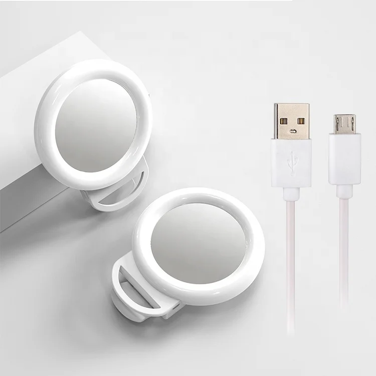 
LED Selfie Ring Light 3 levels Brightness Mobile Phone Live Makeup Mirror Fill Light LED Beauty Light 