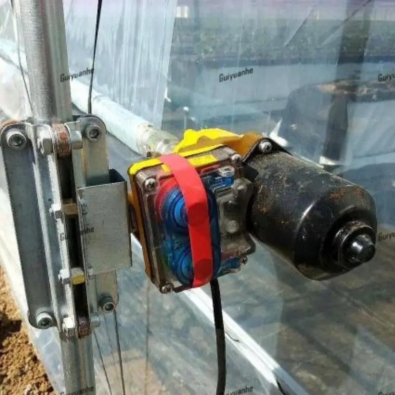 Greenhouse Kits Greenhouse Film Roll Up Motor Electric Curtain Roll Up Gear Motors