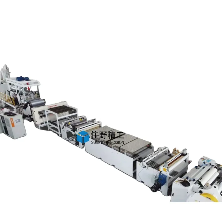 Pvc Pet Pp Pe Pla Transparent Plastic Sheet Film Extruder Making Machine Production Line For Making Plastic Packaging Sheet
