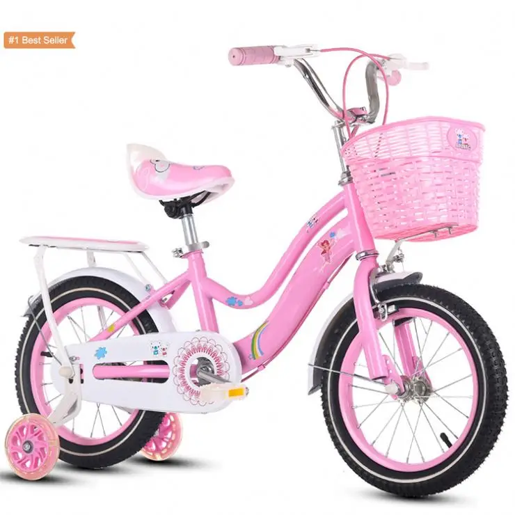 Istaride 16 Inch Cycle For 3-8 Year Old Kids Kinderfietsen Oem Cheap Children Bicycle With Flash Training Wheel Bike Kids