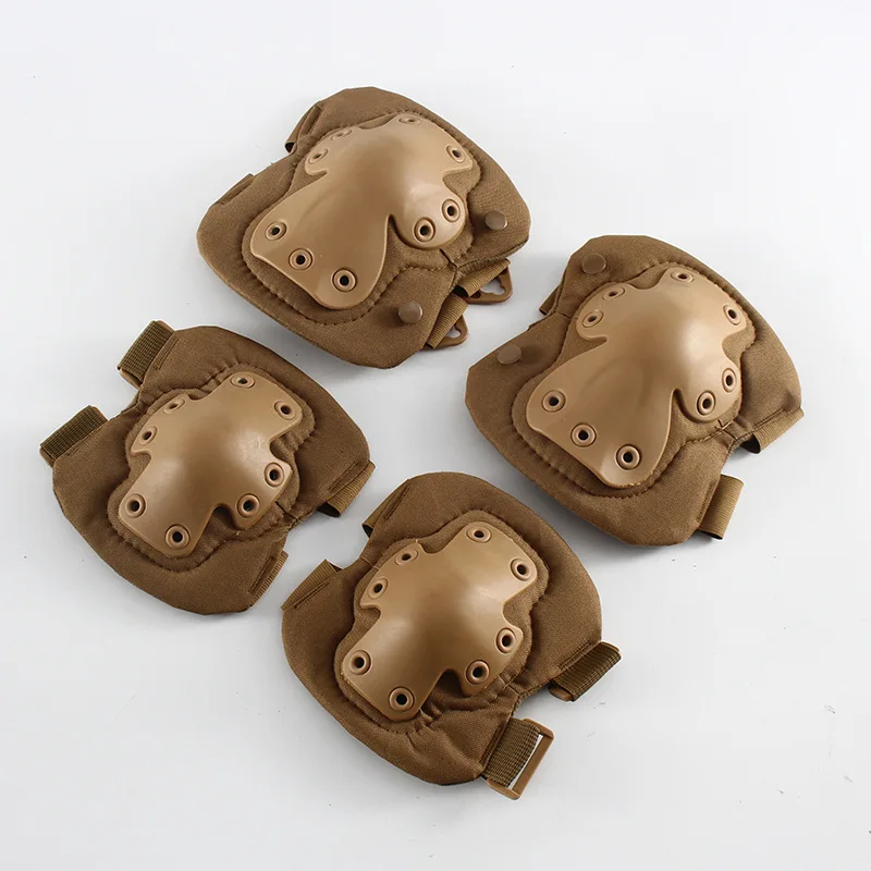 Классические военные тактические наколенники и налокотники пуленепробиваемые наколенники
